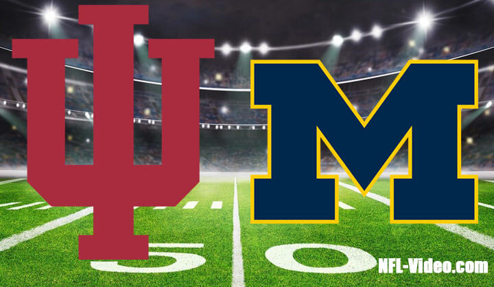 Indiana vs Michigan Football Week 7 2023 Full Game Replay NCAA College Football
