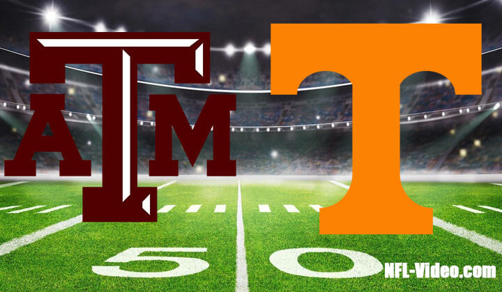 Texas A&M vs Tennessee Football Week 7 2023 Full Game Replay NCAA College Football