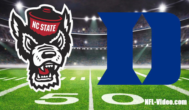 NC State vs Duke Football Week 7 2023 Full Game Replay NCAA College Football