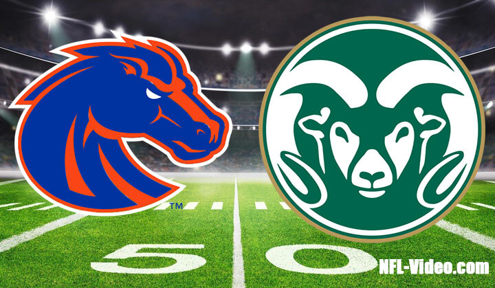Boise State vs Colorado State Football Week 7 2023 Full Game Replay NCAA College Football