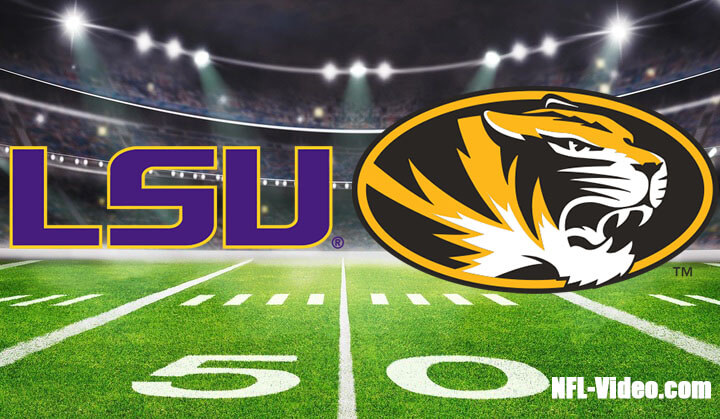 LSU vs Missouri Football Week 6 2023 Full Game Replay NCAA College Football