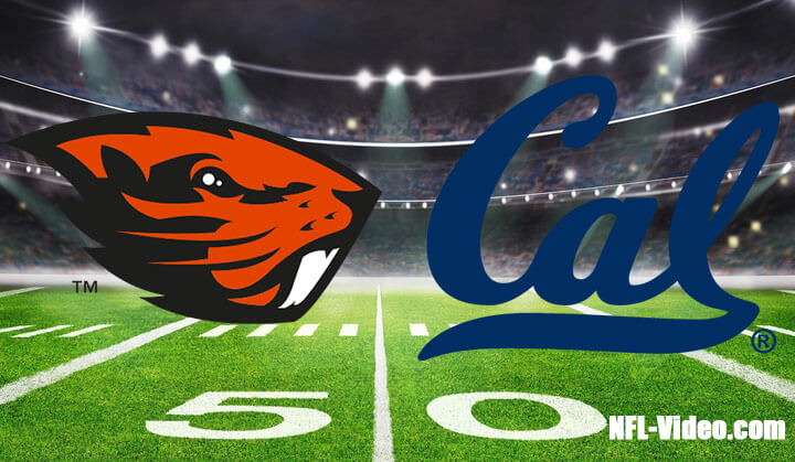 Oregon State vs California Football Week 6 2023 Full Game Replay NCAA College Football