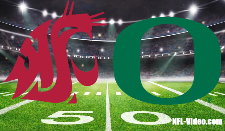 Washington State vs Oregon Football Week 8 2023 Full Game Replay NCAA College Football
