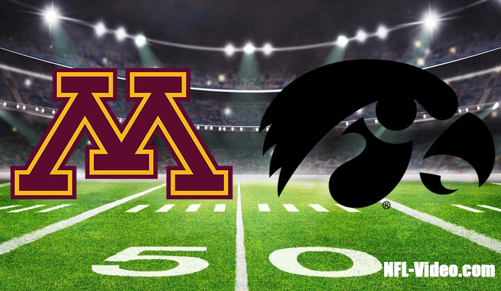 Minnesota vs Iowa Football Week 8 2023 Full Game Replay NCAA College Football