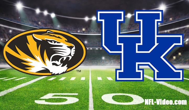 Missouri vs Kentucky Football Week 7 2023 Full Game Replay NCAA College Football