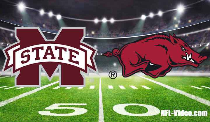Mississippi State vs Arkansas Football Week 8 2023 Full Game Replay NCAA College Football