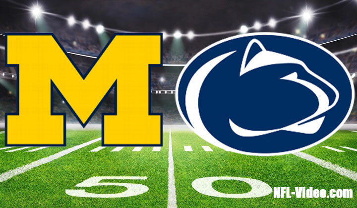 Michigan vs Penn State Football Week 11 2023 Full Game Replay NCAA College Football