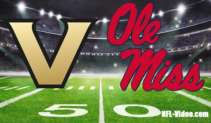 Vanderbilt vs Ole Miss Football Week 9 2023 Full Game Replay NCAA College Football