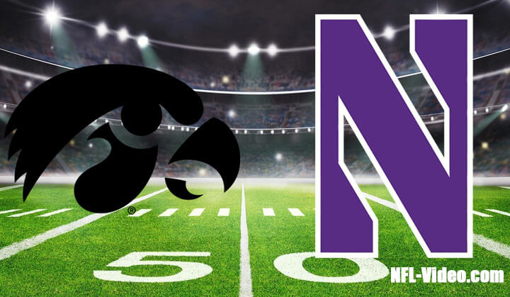 Iowa vs Northwestern Football Week 10 2023 Full Game Replay NCAA College Football