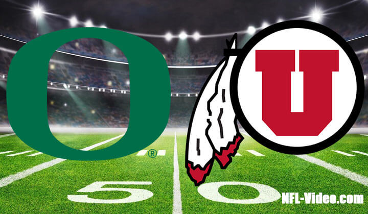 Oregon vs Utah Football Week 9 2023 Full Game Replay NCAA College Football