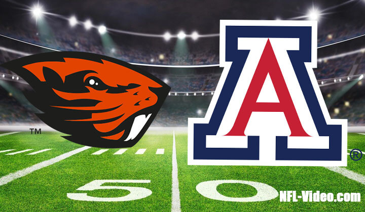 Oregon State vs Arizona Football Week 9 2023 Full Game Replay NCAA College Football