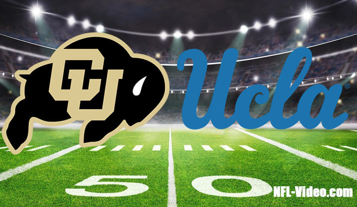 Colorado vs UCLA Football Week 9 2023 Full Game Replay NCAA College Football