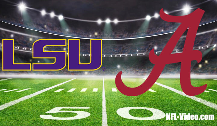 LSU vs Alabama Football Week 10 2023 Full Game Replay NCAA College Football