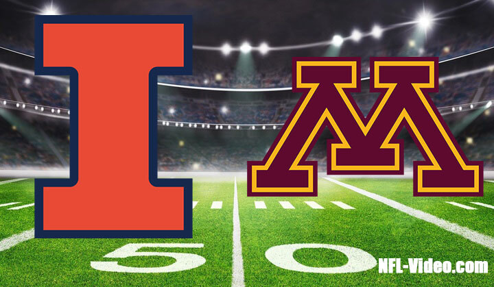 Illinois vs Minnesota Football Week 10 2023 Full Game Replay NCAA College Football