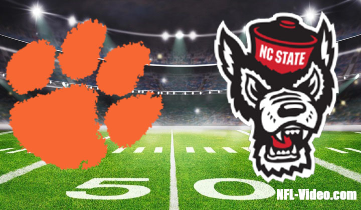 Clemson vs NC State Football Week 9 2023 Full Game Replay NCAA College Football