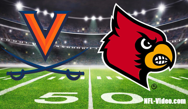 Virginia vs Louisville Football Week 11 2023 Full Game Replay NCAA College Football