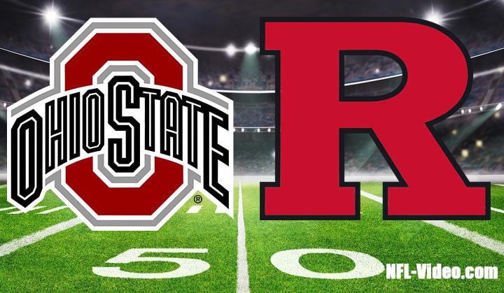 Ohio State vs Rutgers Football Week 10 2023 Full Game Replay NCAA College Football