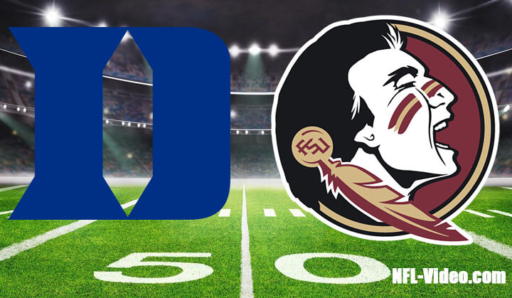 Duke vs Florida State Football Week 8 2023 Full Game Replay NCAA College Football