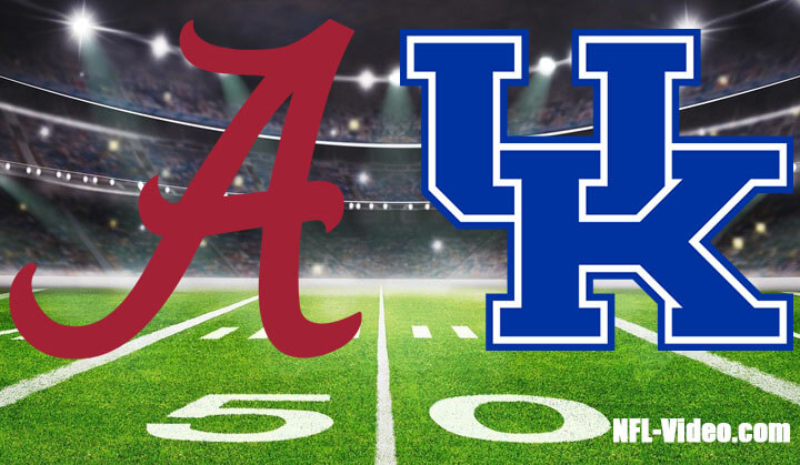 Alabama vs Kentucky Football Week 11 2023 Full Game Replay NCAA College Football