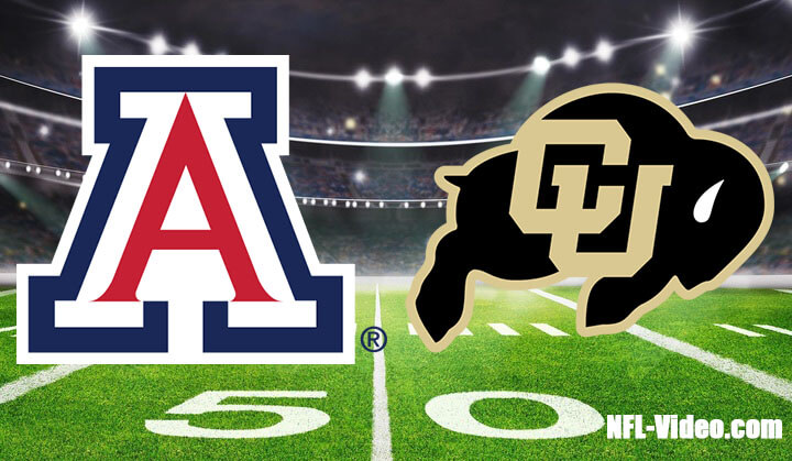 Arizona vs Colorado Football Week 11 2023 Full Game Replay NCAA College Football