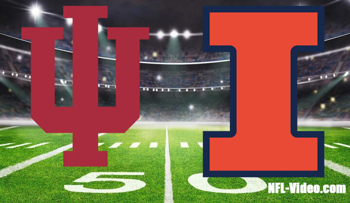 Indiana vs Illinois Football Week 11 2023 Full Game Replay NCAA College Football