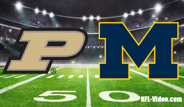 Purdue vs Michigan Football Week 10 2023 Full Game Replay NCAA College Football