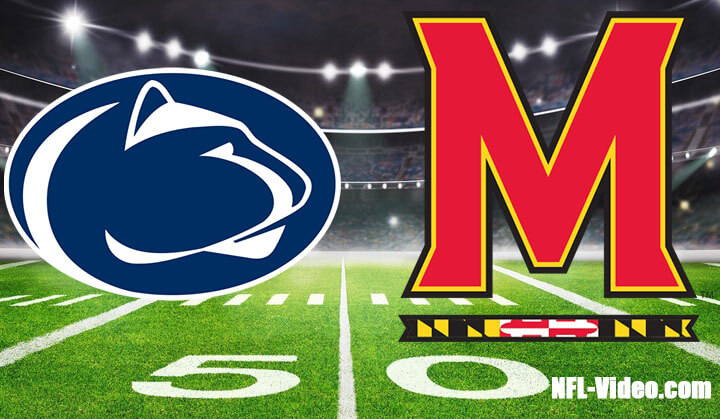 Penn State vs Maryland Football Week 10 2023 Full Game Replay NCAA College Football