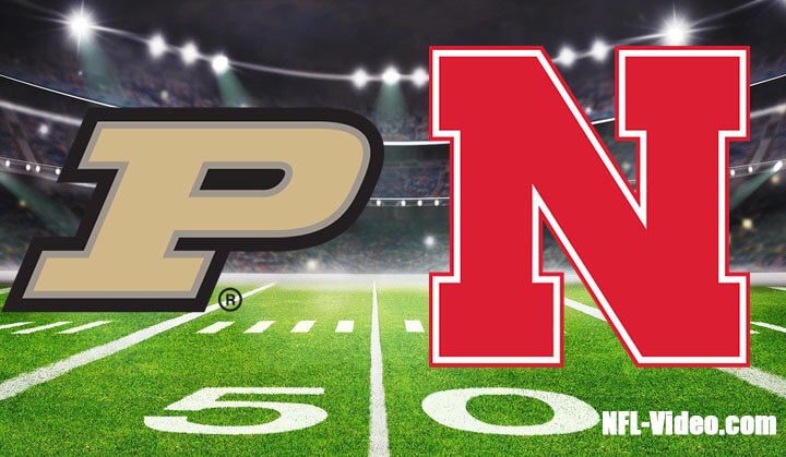 Purdue vs Nebraska Football Week 9 2023 Full Game Replay NCAA College Football