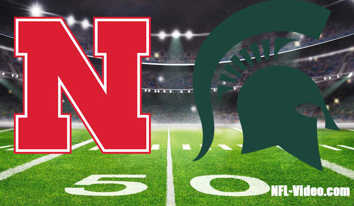 Nebraska vs Michigan State Football Week 10 2023 Full Game Replay NCAA College Football