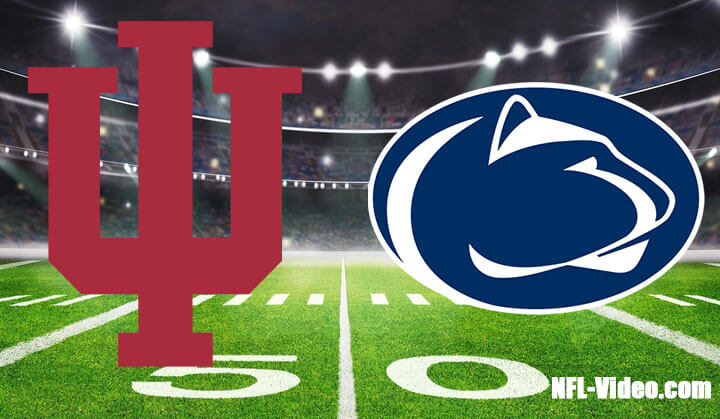 Indiana vs Penn State Football Week 9 2023 Full Game Replay NCAA College Football