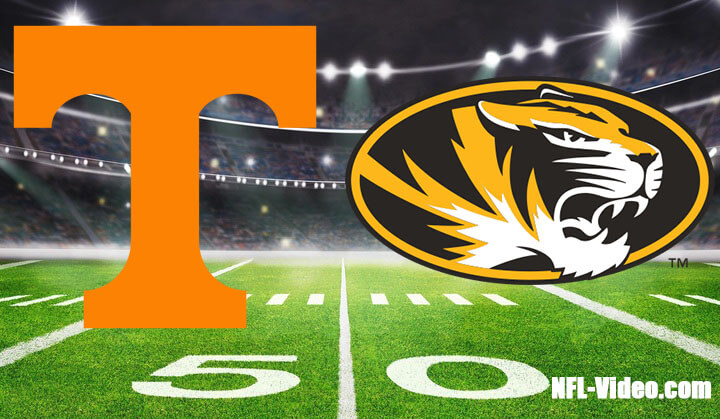 Tennessee vs Missouri Football Week 11 2023 Full Game Replay NCAA College Football