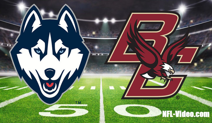 UConn vs Boston College Football Week 9 2023 Full Game Replay NCAA College Football