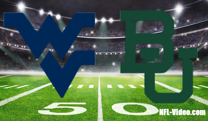 West Virginia vs Baylor Football Week 13 2023 Full Game Replay NCAA College Football