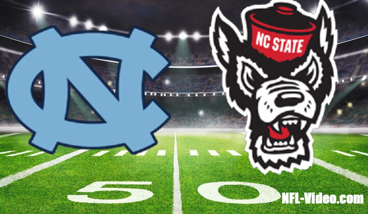 North Carolina vs NC State Football Week 13 2023 Full Game Replay NCAA College Football