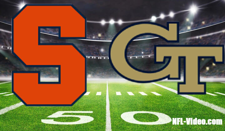 Syracuse vs Georgia Tech Football Week 12 2023 Full Game Replay NCAA College Football