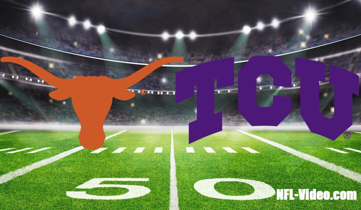 Texas vs TCU Football Week 11 2023 Full Game Replay NCAA College Football