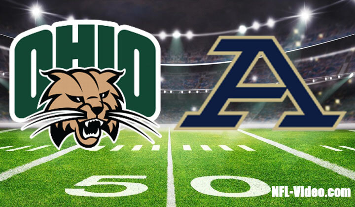Ohio vs Akron Football Week 13 2023 Full Game Replay NCAA College Football