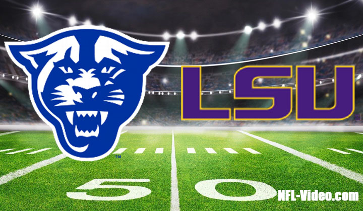 Georgia State vs LSU Football Week 12 2023 Full Game Replay NCAA College Football