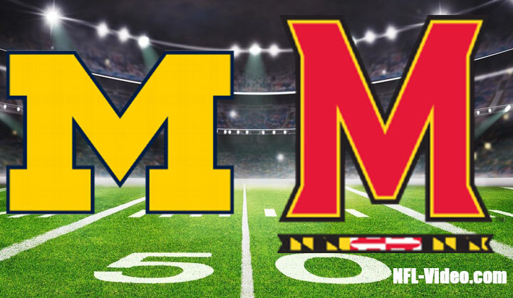 Michigan vs Maryland Football Week 12 2023 Full Game Replay NCAA College Football