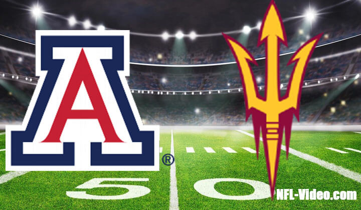 Arizona vs Arizona State Football Week 13 2023 Full Game Replay NCAA College Football