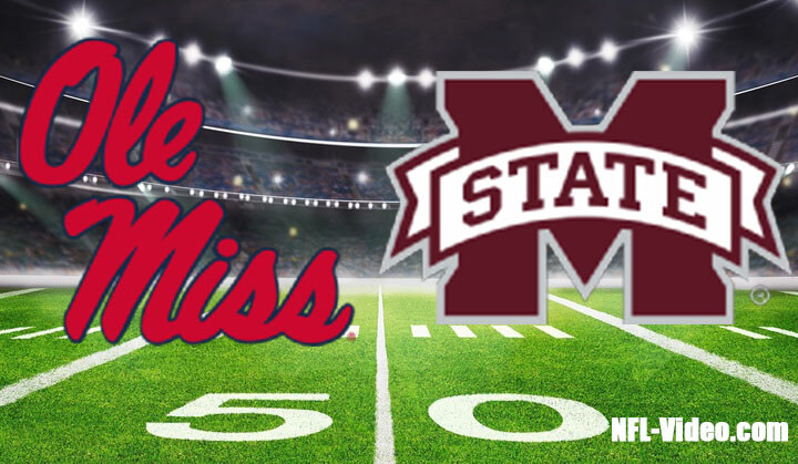 Ole Miss vs Mississippi State Football Week 13 2023 Full Game Replay NCAA College Football
