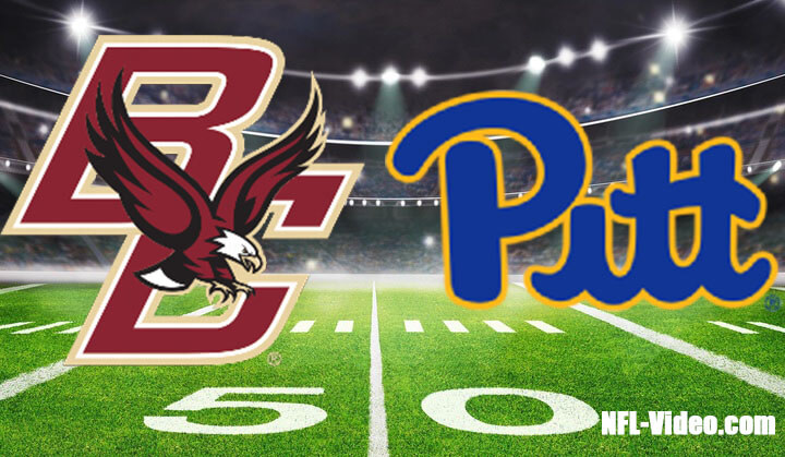 Boston College vs Pittsburgh Football Week 12 2023 Full Game Replay NCAA College Football