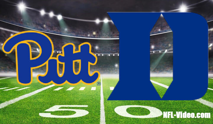 Pittsburgh vs Duke Football Week 13 2023 Full Game Replay NCAA College Football