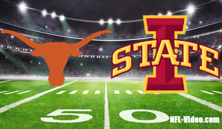 Texas vs Iowa State Football Week 12 2023 Full Game Replay NCAA College Football