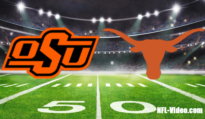 Oklahoma State vs Texas Football 2023 Full Game Replay Big 12 Championship