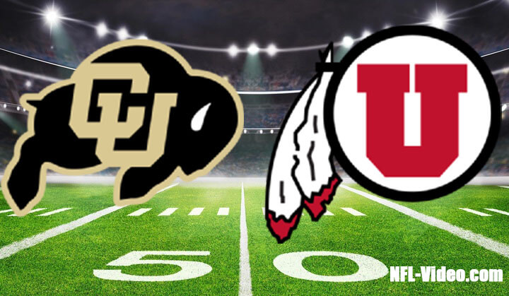 Colorado vs Utah Football Week 13 2023 Full Game Replay NCAA College Football