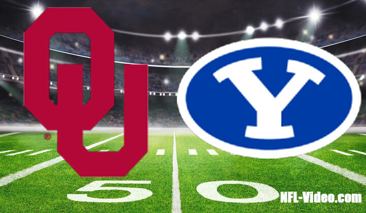 Oklahoma vs BYU Football Week 12 2023 Full Game Replay NCAA College Football