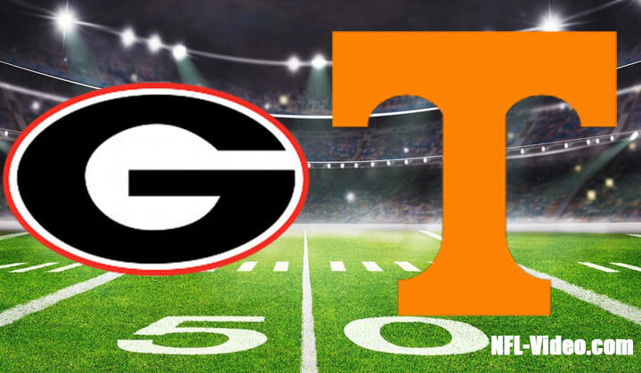 Georgia vs Tennessee Football Week 12 2023 Full Game Replay NCAA College Football