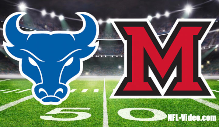 Buffalo vs Miami OH Football Week 12 2023 Full Game Replay NCAA College Football