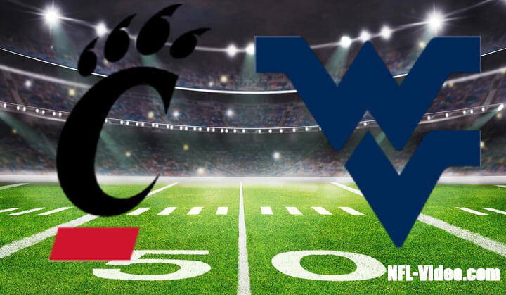Cincinnati vs West Virginia Football Week 12 2023 Full Game Replay NCAA College Football